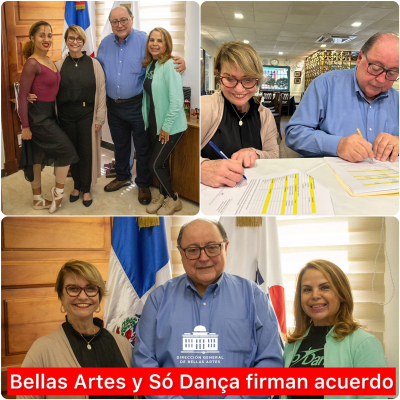 Bellas Artes y Só Dança firman acuerdo de colaboración