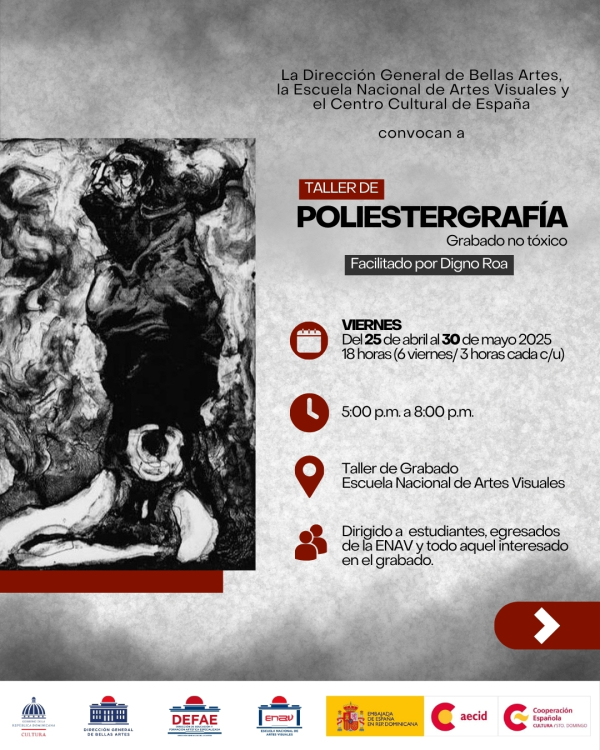 Inscripción Taller de Poliestergrafía - Escuela Nacional de Artes Visuales