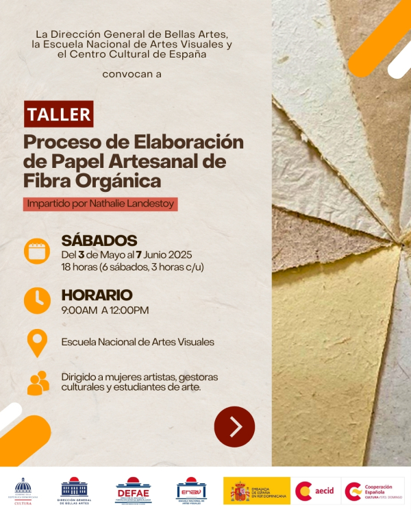 Inscripción Taller de Elaboración de Papel Artesanal - ENAV