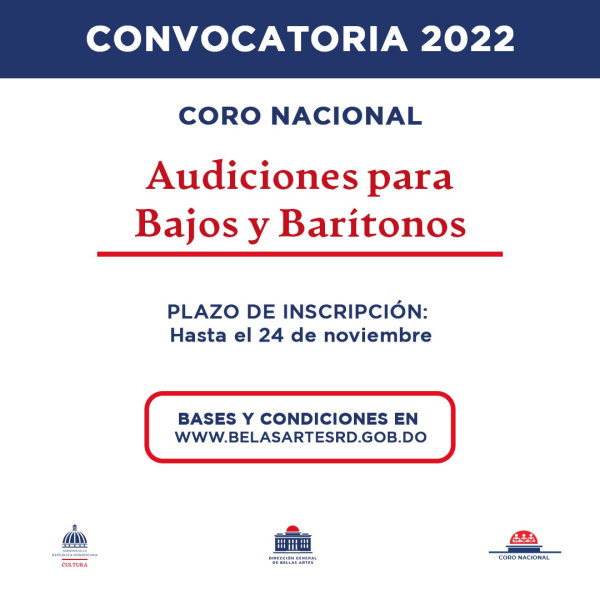 Coro Nacional convoca audiciones