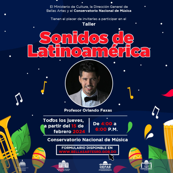 Conservatorio invita a participar en taller &quot;Sonidos de Latinoamérica&quot;